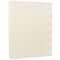 JAM Paper Strathmore Ivory Wove 8.5" x 11" Cardstock, 50 Sheets